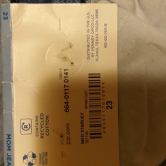 Ladies' Arizona Jean Co Mildly Distressed Denim - Picture 16 of 16